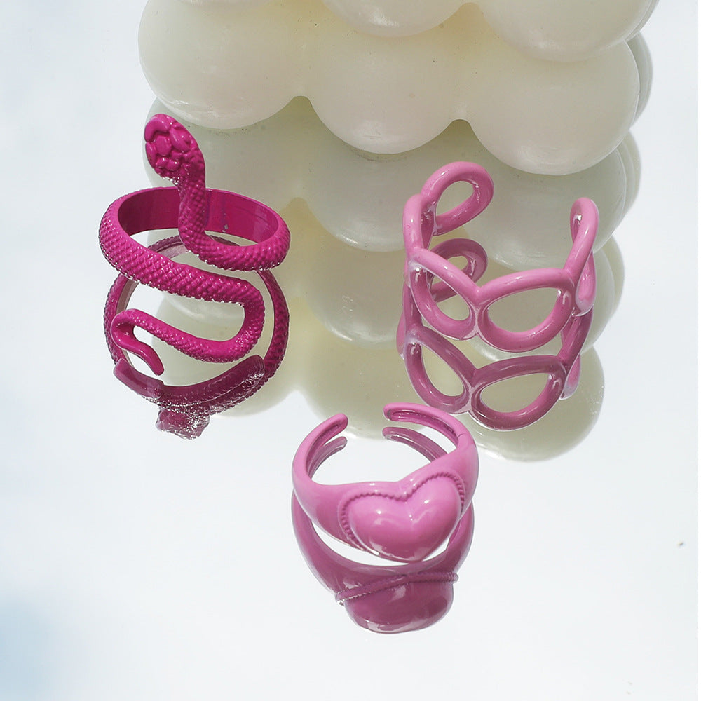 Juego De Anillos De Aleación De Serpiente al por mayor